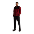 Merlot - Close up - Trespass Mens Curtiston AT100 Fleece Top