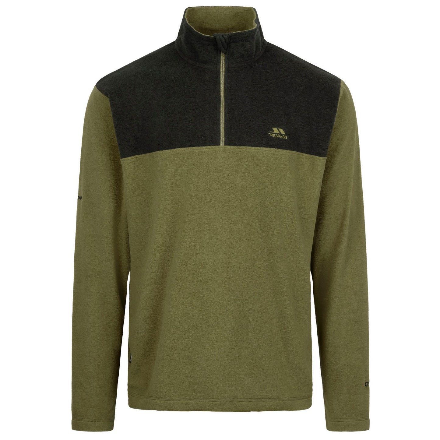Dark Vine - Front - Trespass Mens Curtiston AT100 Fleece Top