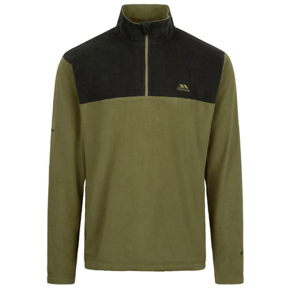 Dark Vine - Front - Trespass Mens Curtiston AT100 Fleece Top