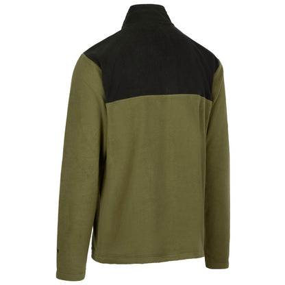 Dark Vine - Back - Trespass Mens Curtiston AT100 Fleece Top