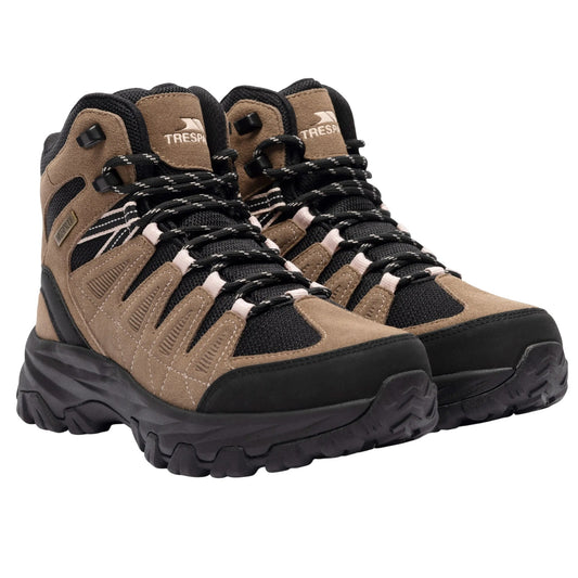 Earth - Front - Trespass Womens-Ladies Amelie Suede Walking Boots
