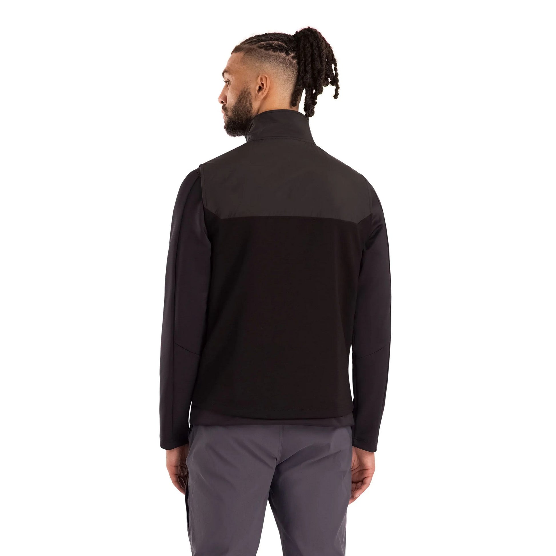 Black - Lifestyle - Trespass Mens Eboy Active Gilet