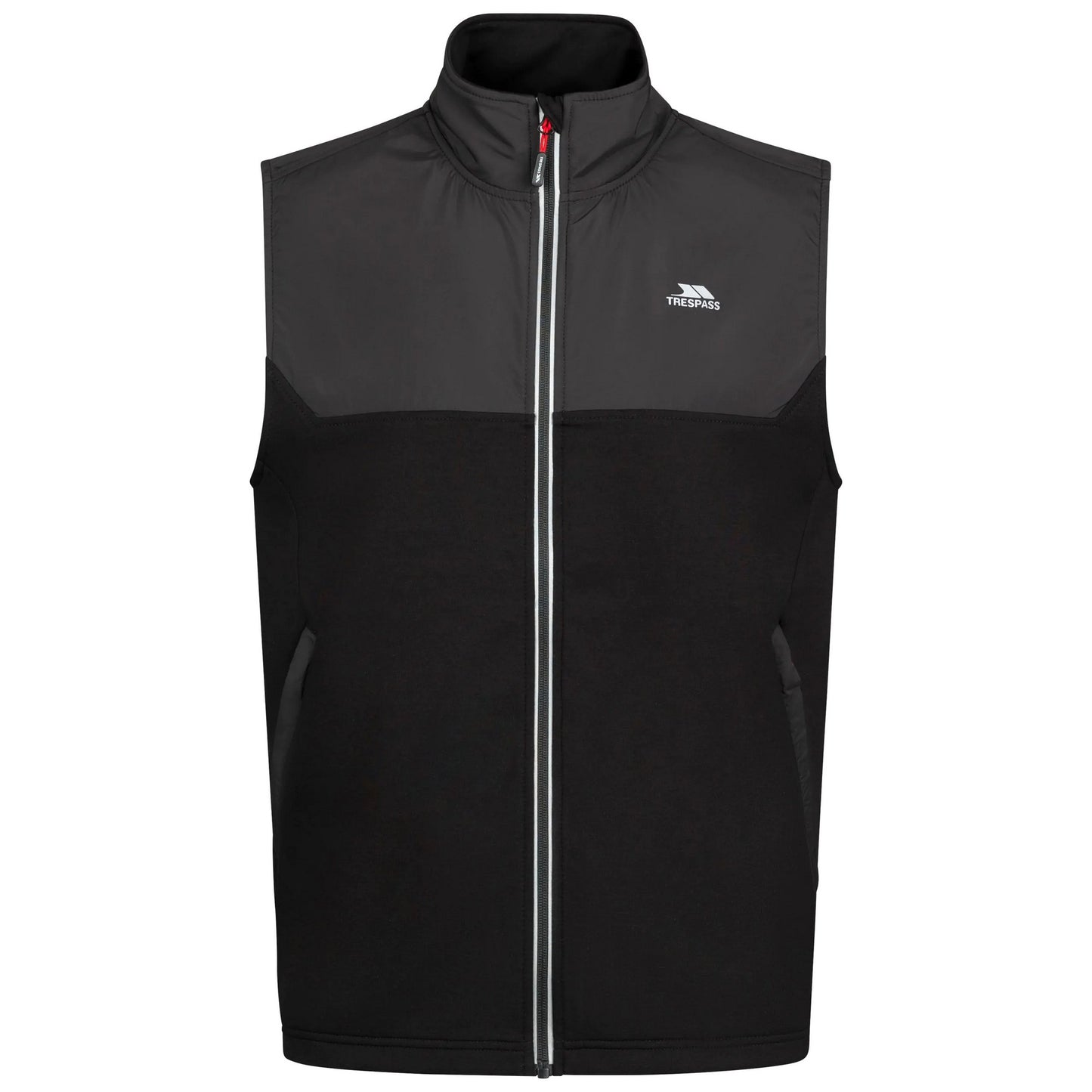 Black - Front - Trespass Mens Eboy Active Gilet
