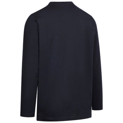 Black - Back - Trespass Mens Zeplin Long-Sleeved Casual T-Shirt