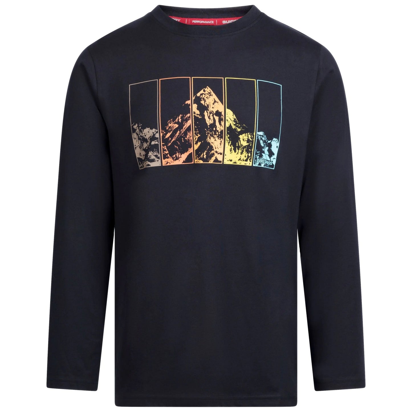 Black - Front - Trespass Mens Zeplin Long-Sleeved Casual T-Shirt