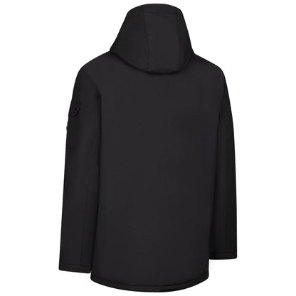 Black - Back - Trespass Mens Stewart Waterproof Jacket