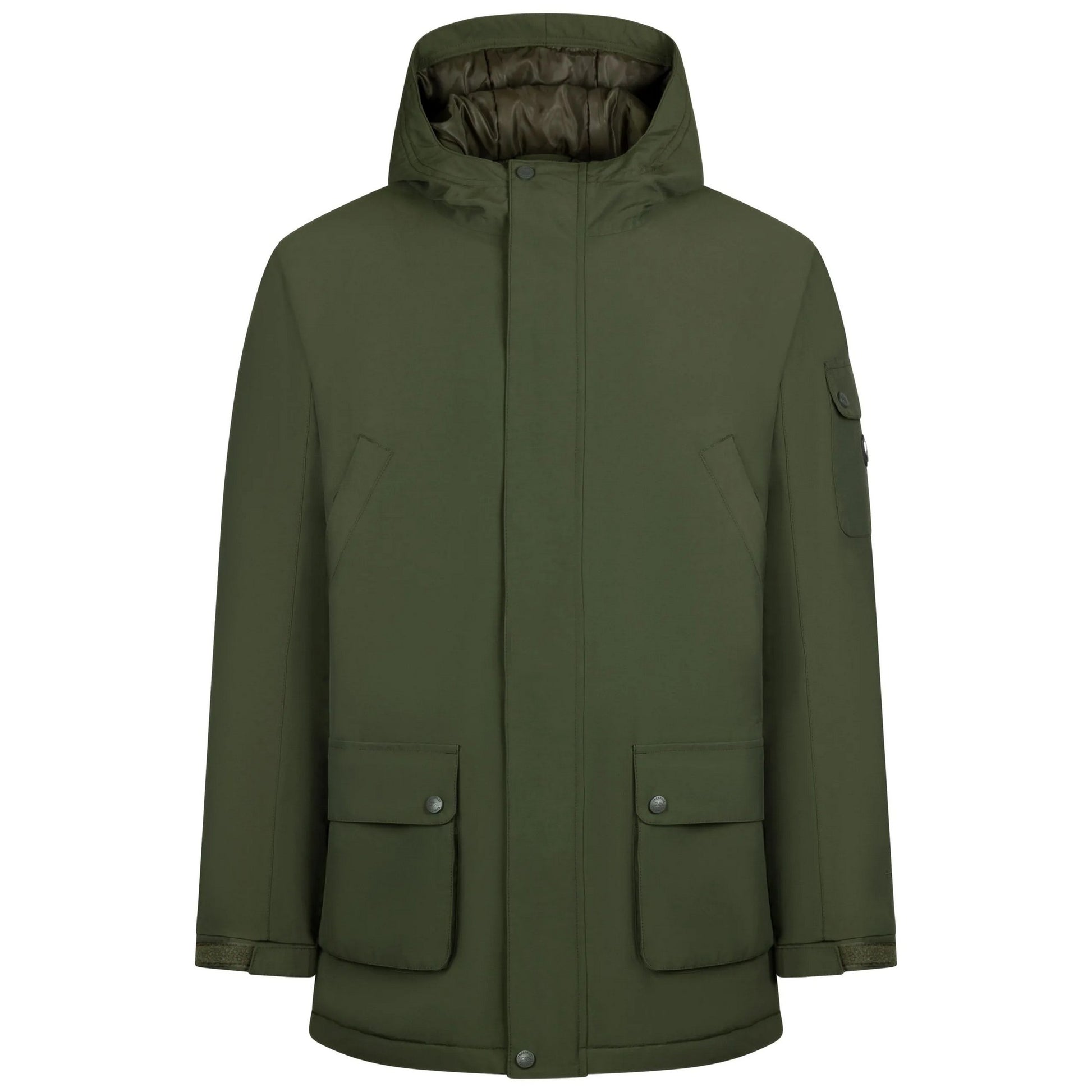 Dark Vine - Front - Trespass Mens Stewart Waterproof Jacket