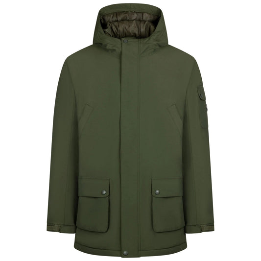 Dark Vine - Front - Trespass Mens Stewart Waterproof Jacket