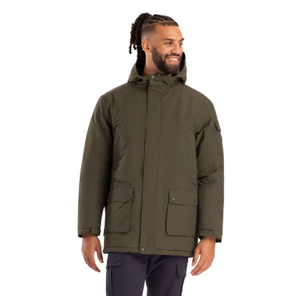 Dark Vine - Side - Trespass Mens Stewart Waterproof Jacket