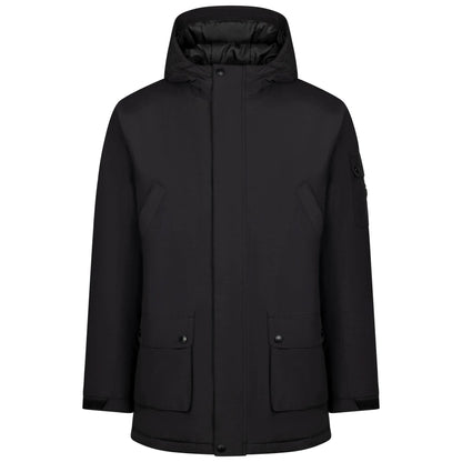 Black - Front - Trespass Mens Stewart Waterproof Jacket