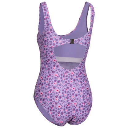 Multicoloured - Back - Trespass Womens-Ladies Helena Jasmine One Piece Swimsuit