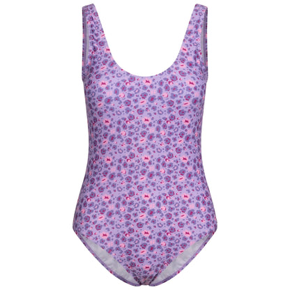 Multicoloured - Front - Trespass Womens-Ladies Helena Jasmine One Piece Swimsuit