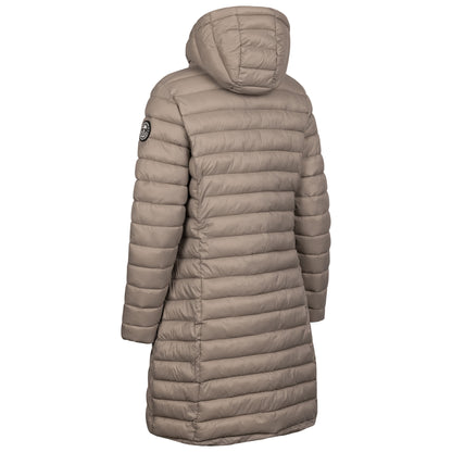 Sand - Back - Trespass Womens-Ladies Dorothea Padded Jacket