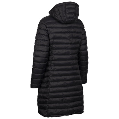Black - Back - Trespass Womens-Ladies Dorothea Padded Jacket