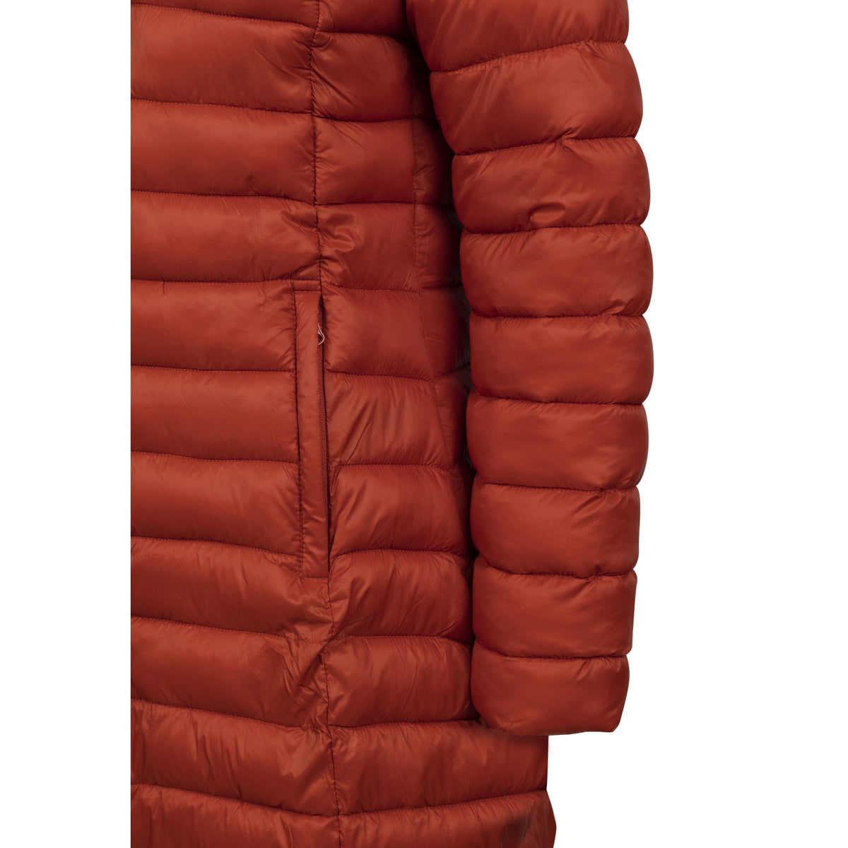 Burnt Sienna - Side - Trespass Womens-Ladies Dorothea Padded Jacket