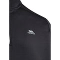 Black - Side - Trespass Mens Jay Quarter Zip Long-Sleeved Top