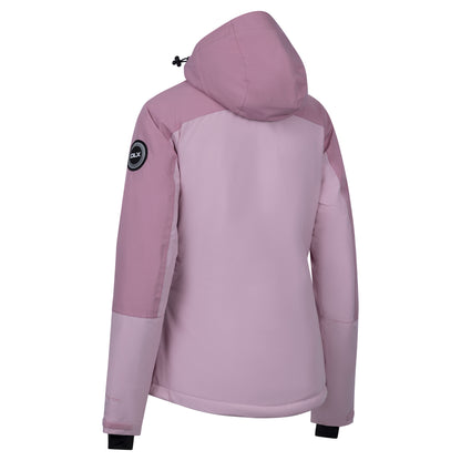 Carnation - Back - Trespass Womens-Ladies Erika DLX Ski Jacket