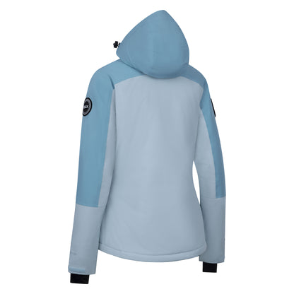 Seafoam - Back - Trespass Womens-Ladies Erika DLX Ski Jacket