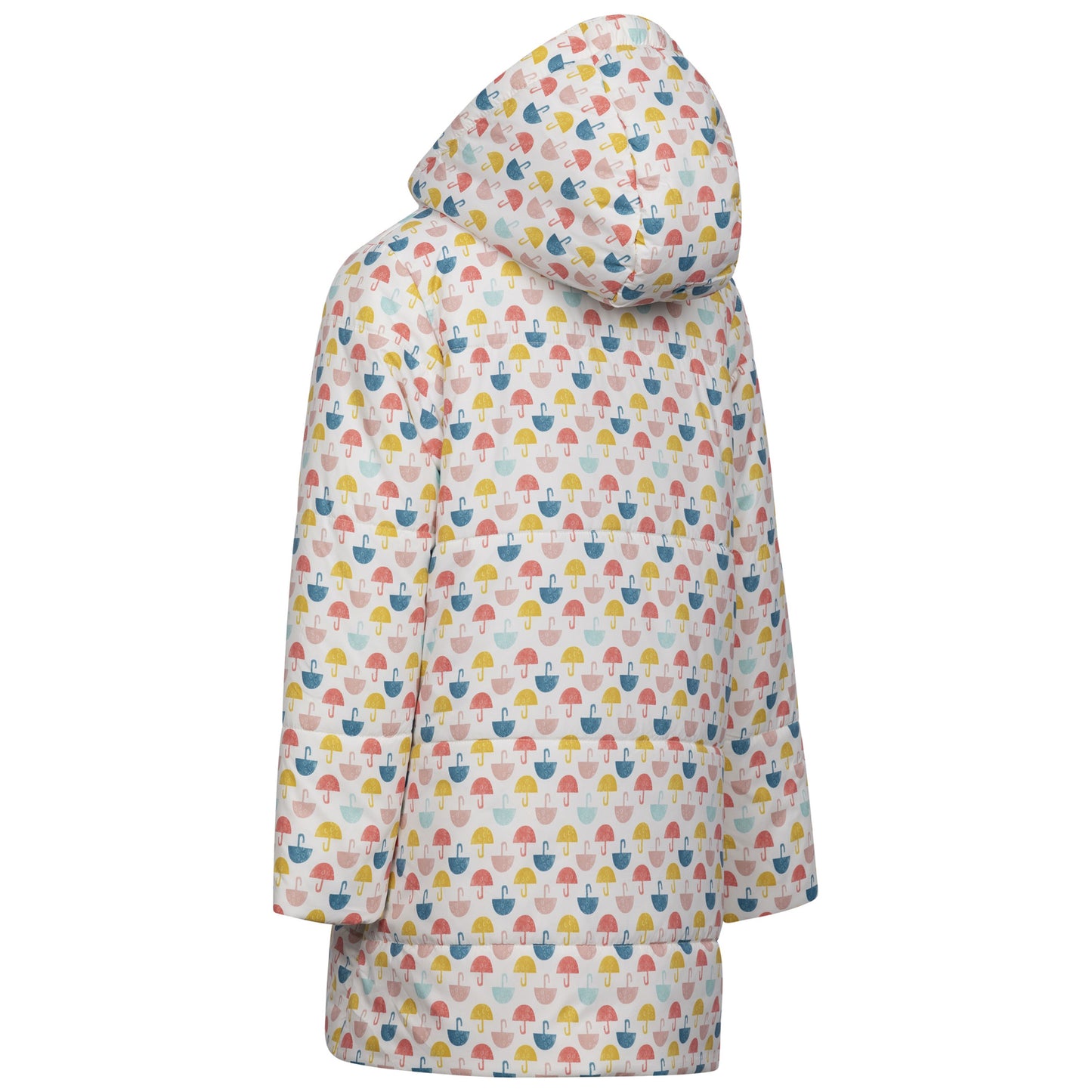 White-Multicoloured - Back - Trespass Girls Suzzee Casual Jacket