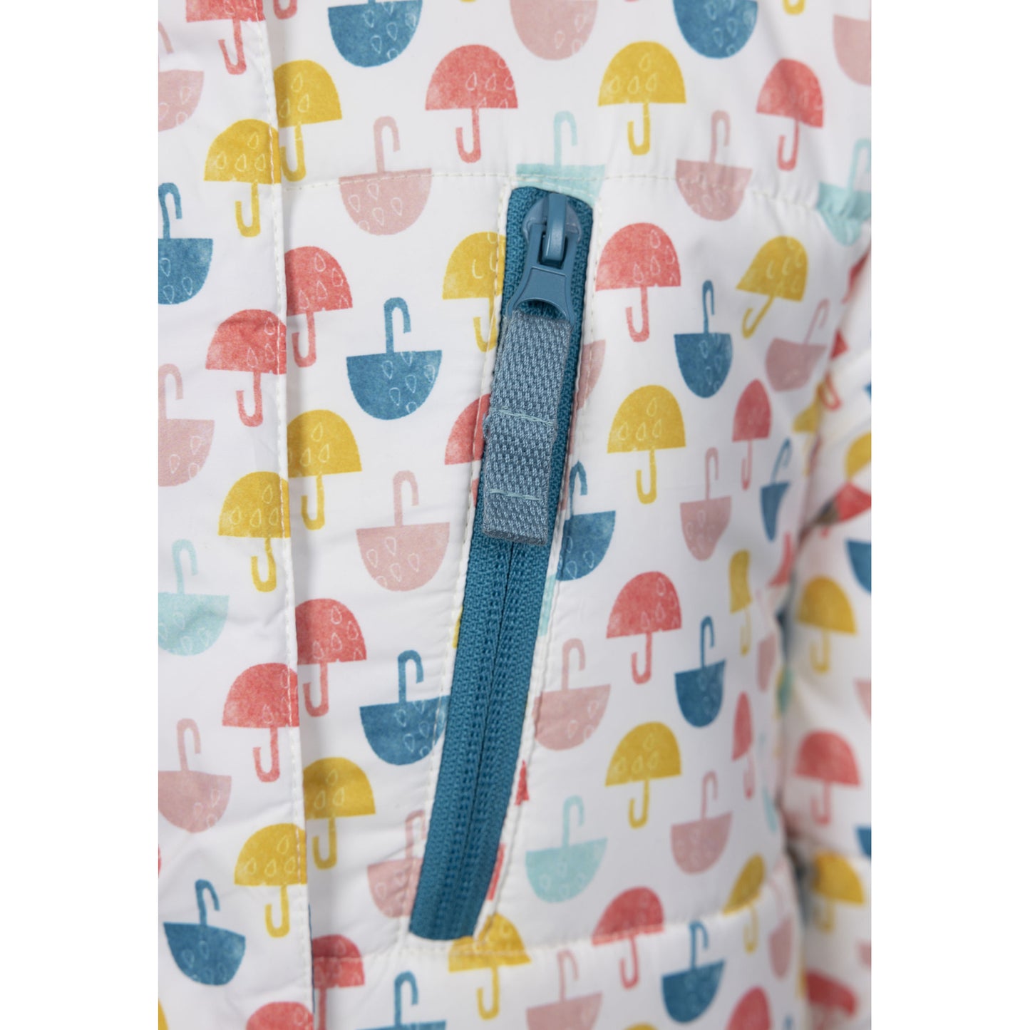 White-Multicoloured - Lifestyle - Trespass Girls Suzzee Casual Jacket