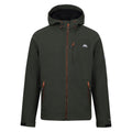 Dark Vine - Front - Trespass Mens Dante Soft Shell Jacket