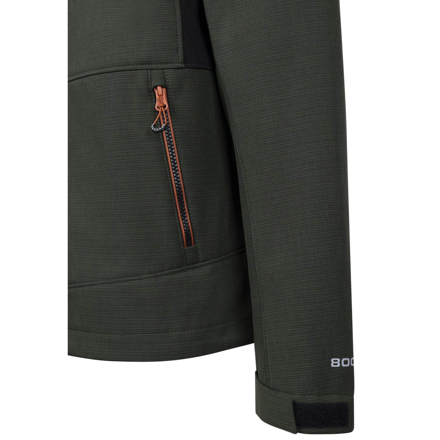Dark Vine - Side - Trespass Mens Dante Soft Shell Jacket