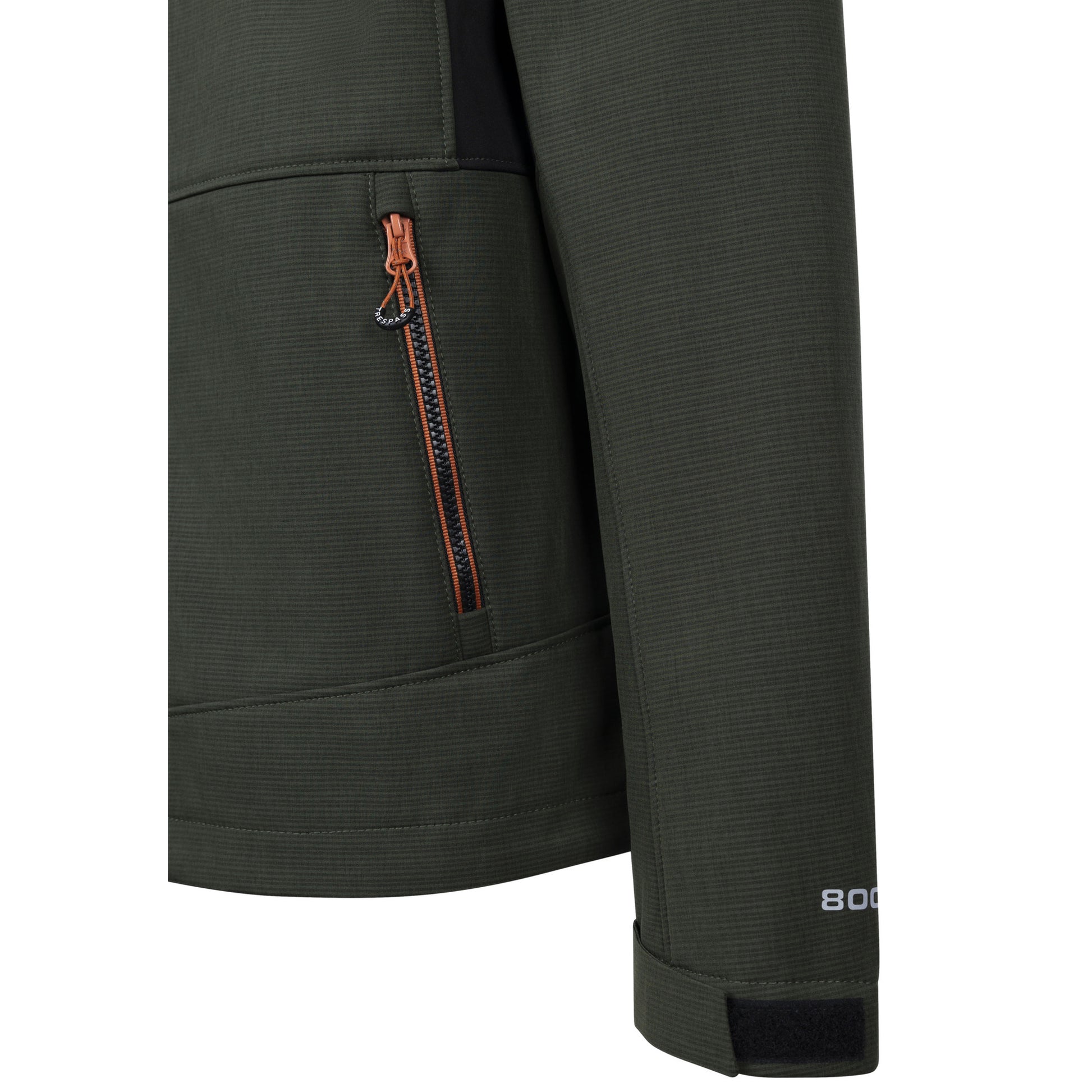 Dark Vine - Side - Trespass Mens Dante Soft Shell Jacket