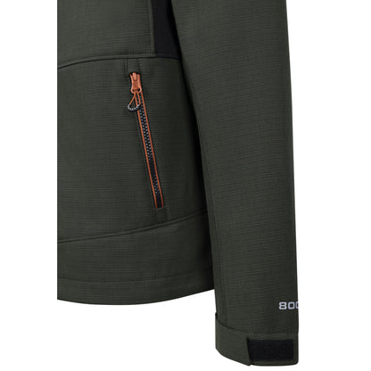 Dark Vine - Side - Trespass Mens Dante Soft Shell Jacket
