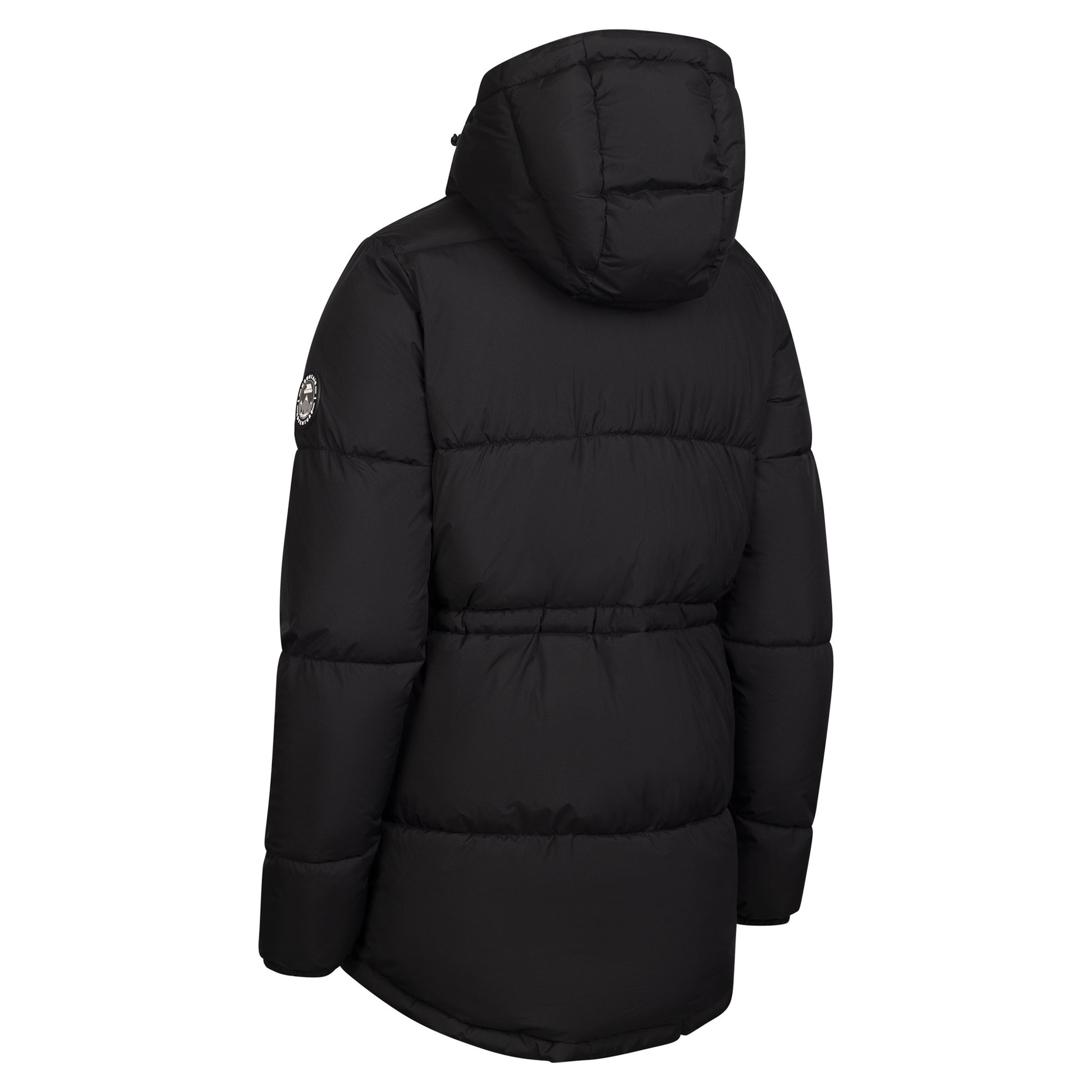 Black - Back - Trespass Womens-Ladies Pinchi Waterproof Jacket