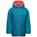 Light Teal - Front - Trespass Childrens-Kids Valard Quilted Jacket