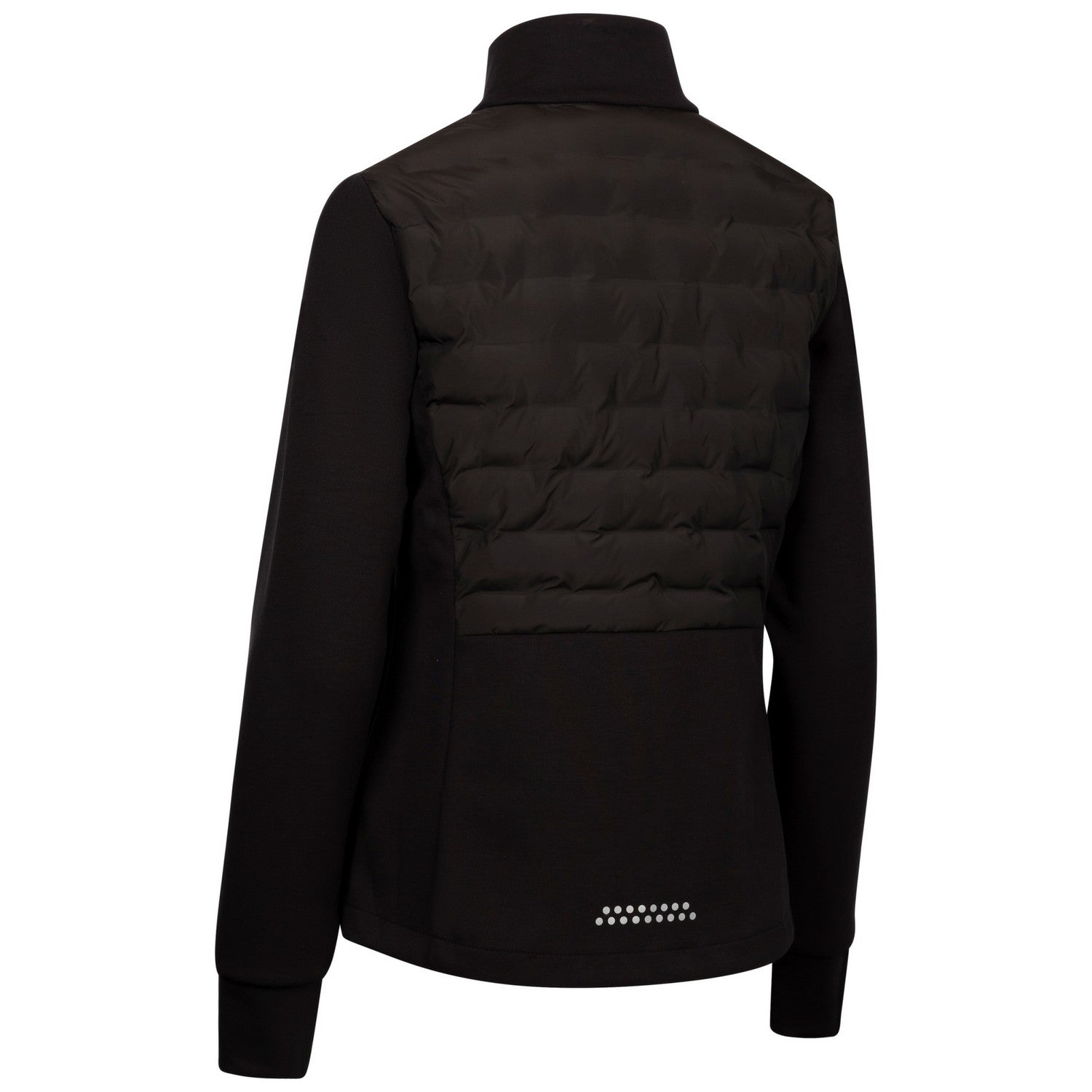Black - Back - Trespass Womens-Ladies Redwillow Active Hybrid Jacket
