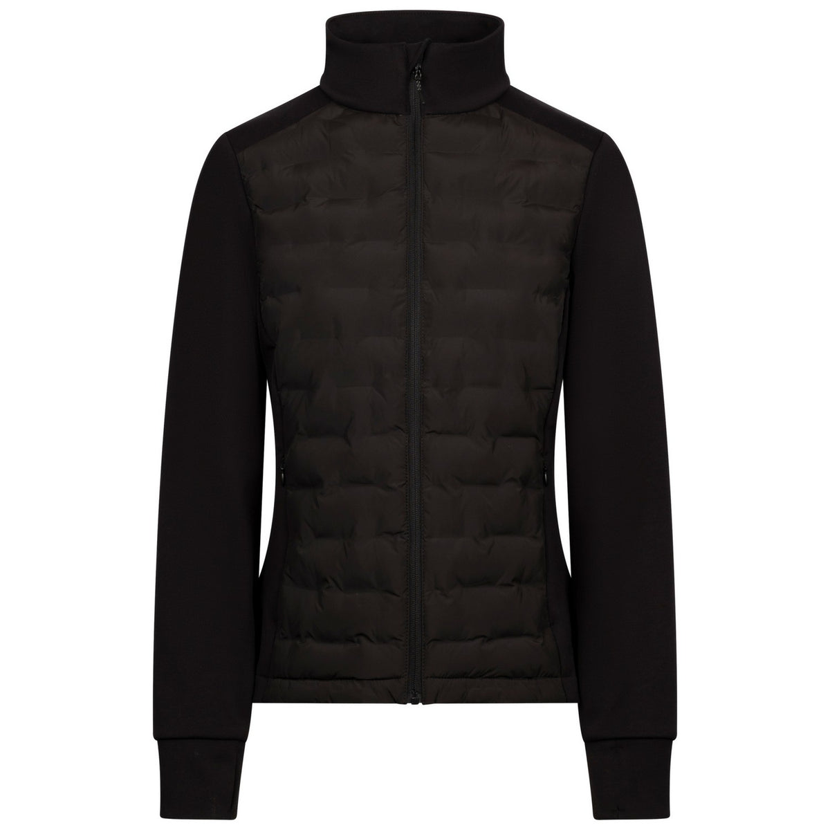 Black - Front - Trespass Womens-Ladies Redwillow Active Hybrid Jacket