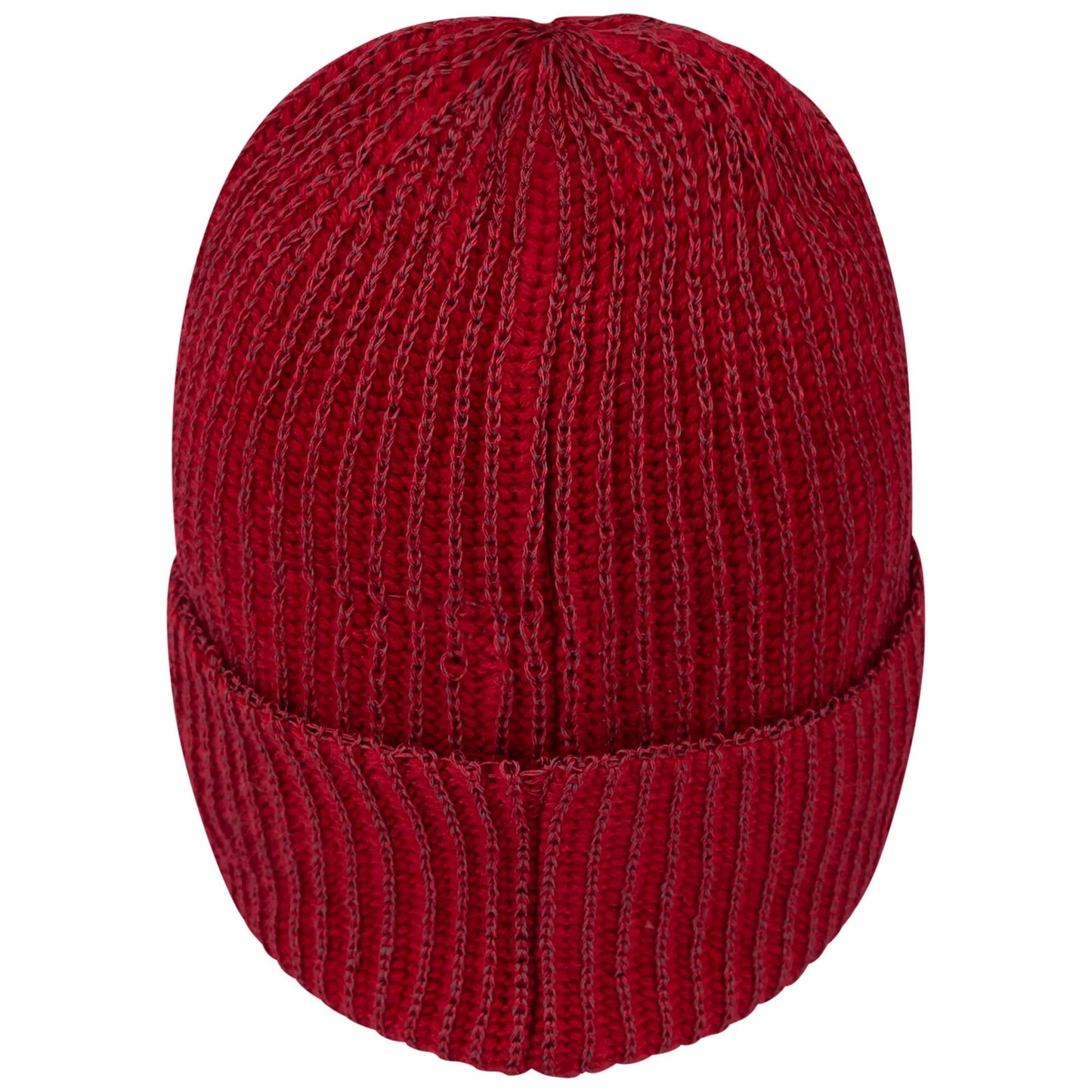 Red - Back - Trespass Unisex Adult Leish Reflective Beanie