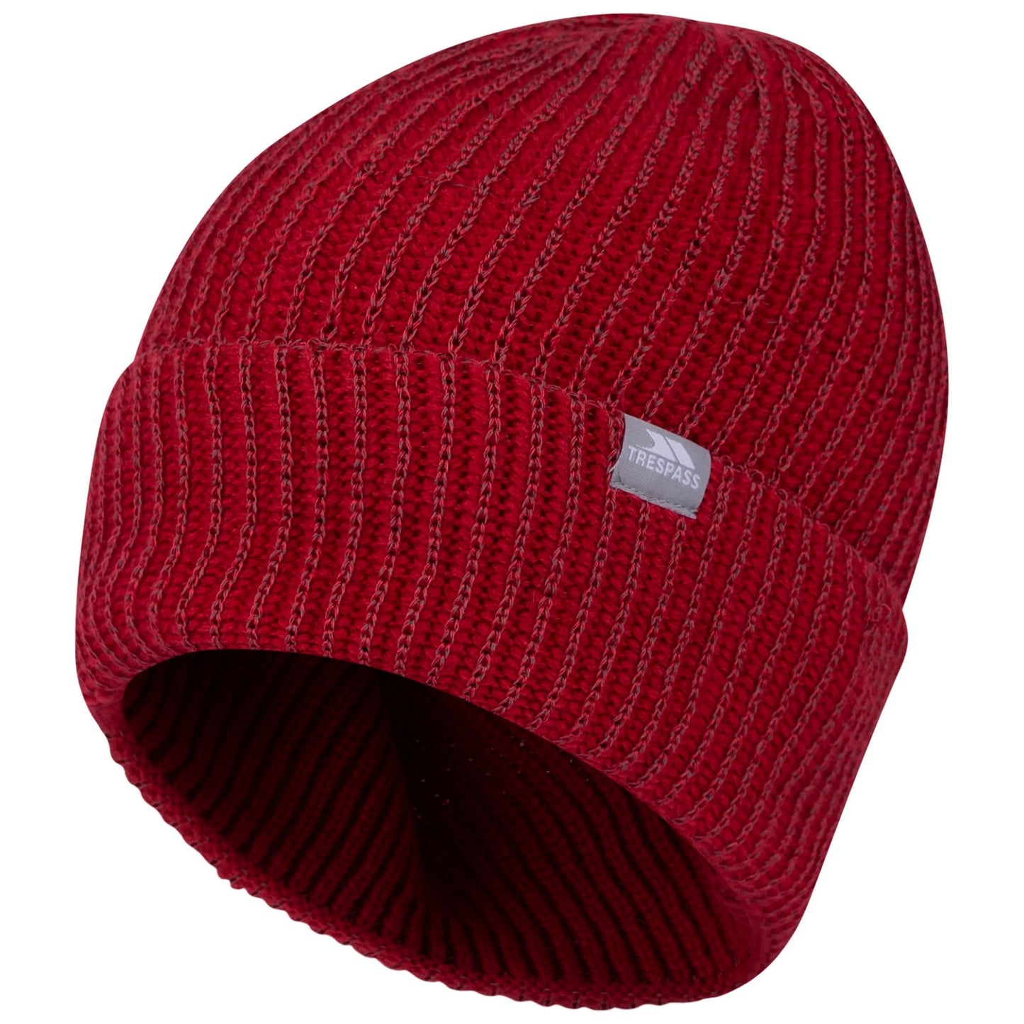 Red - Pack Shot - Trespass Unisex Adult Leish Reflective Beanie