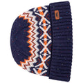 Navy - Side - Trespass Unisex Adult Aranv Knitted Beanie
