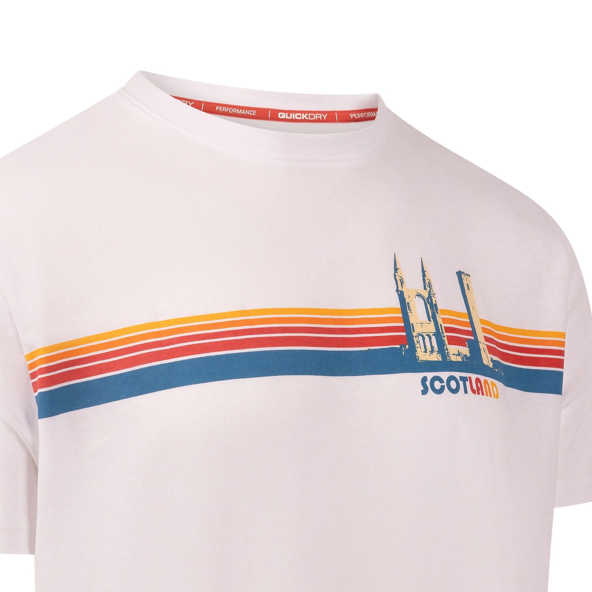 White - Lifestyle - Trespass Mens Standrew T-Shirt