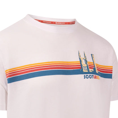 White - Lifestyle - Trespass Mens Standrew T-Shirt