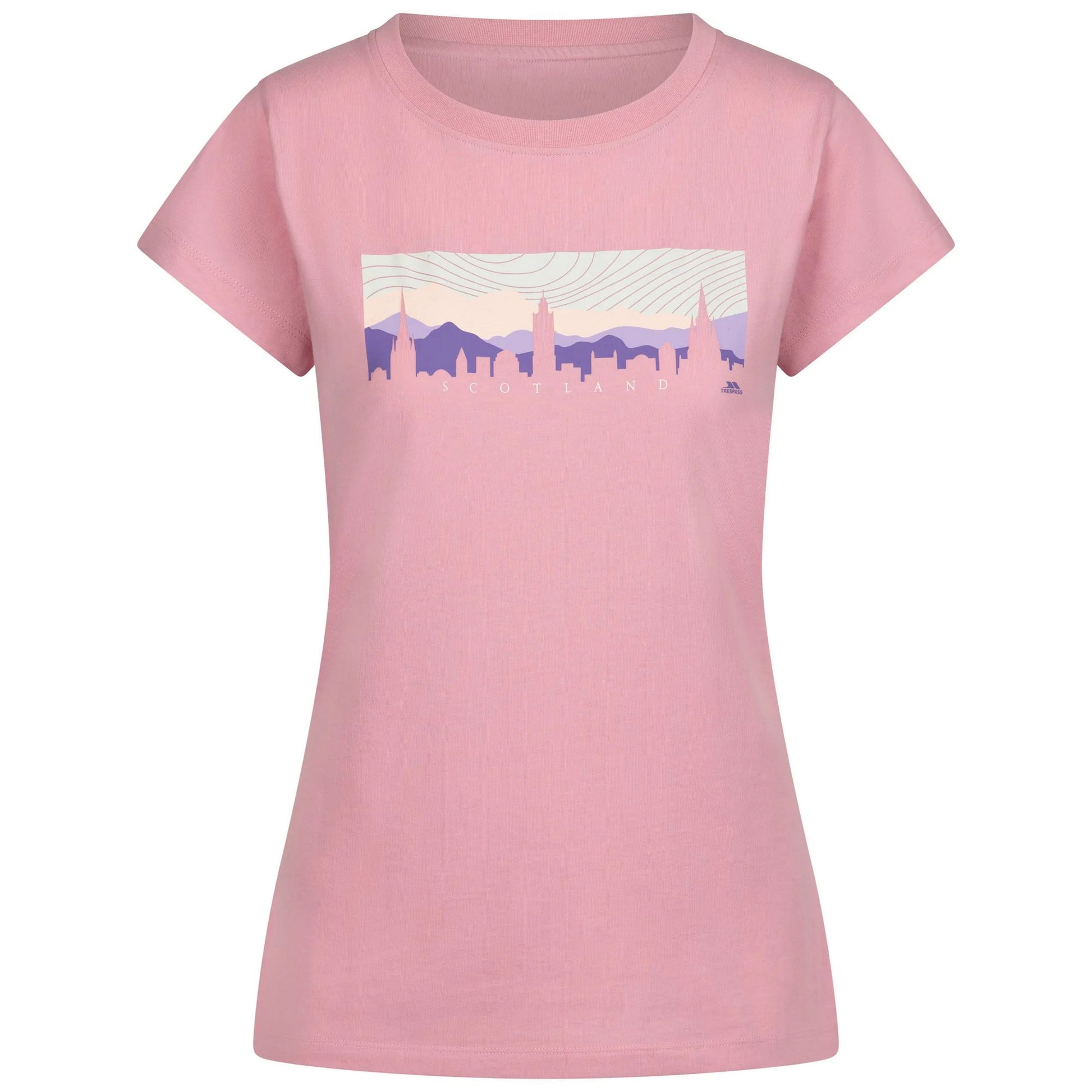 Carnation - Front - Trespass Womens-Ladies Edon T-Shirt