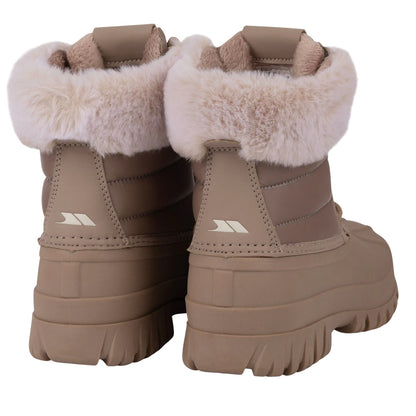 Beige - Back - Trespass Womens-Ladies Briony Snow Boots