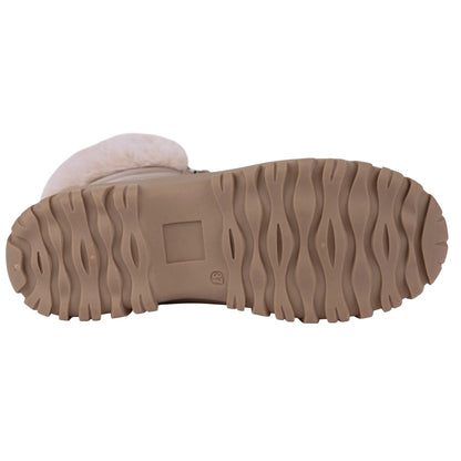 Beige - Side - Trespass Womens-Ladies Briony Snow Boots