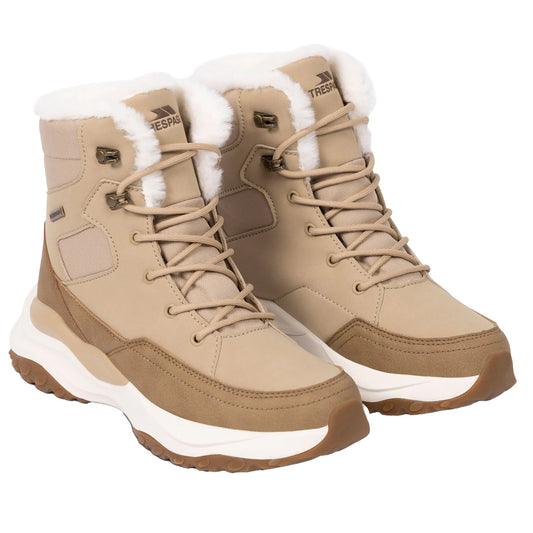 Ecru - Front - Trespass Womens-Ladies Nadine Snow Boots