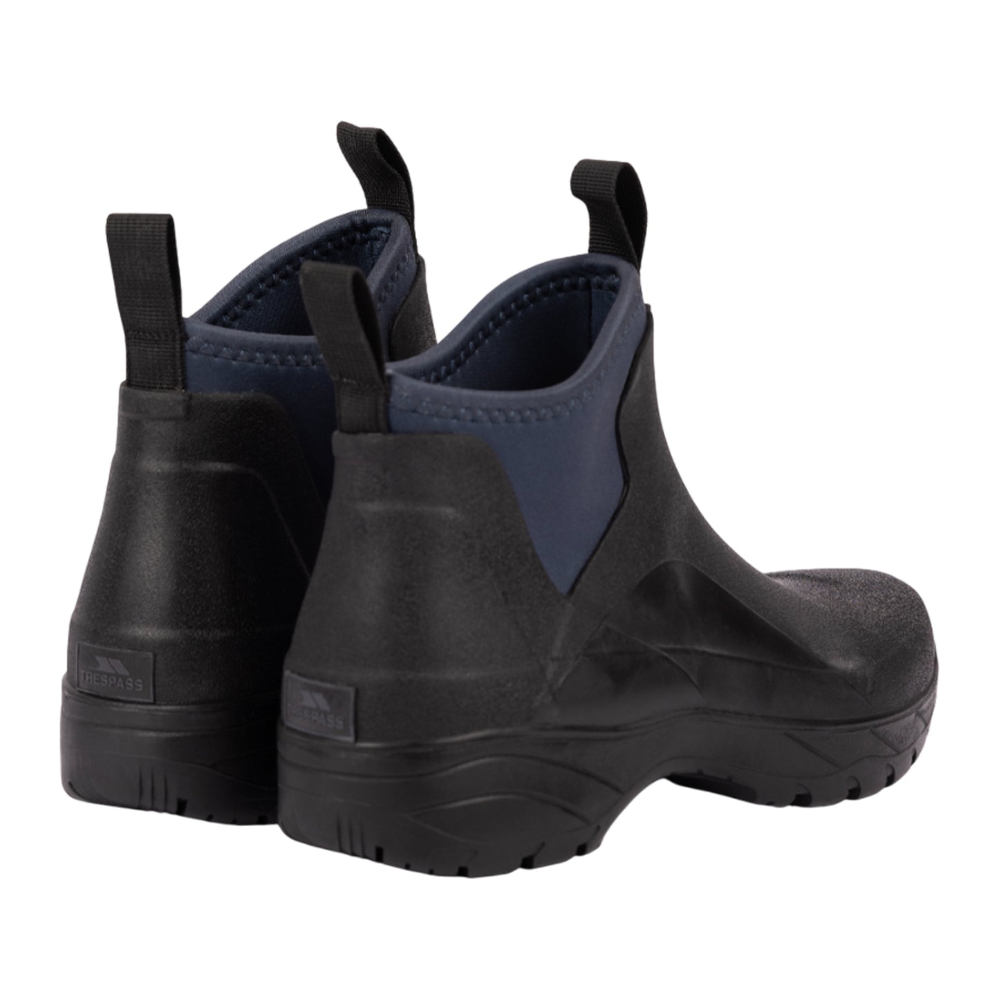 Black - Back - Trespass Womens-Ladies Izzy Waterproof Wellington Boots
