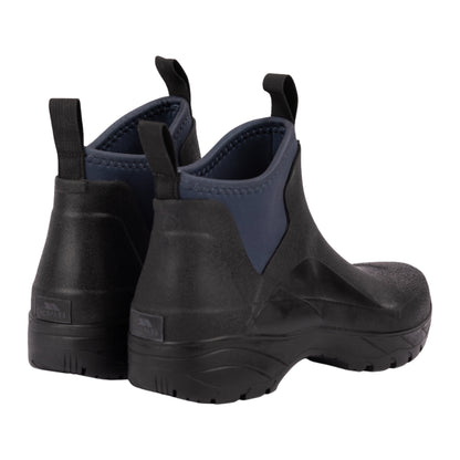 Black - Back - Trespass Womens-Ladies Izzy Waterproof Wellington Boots