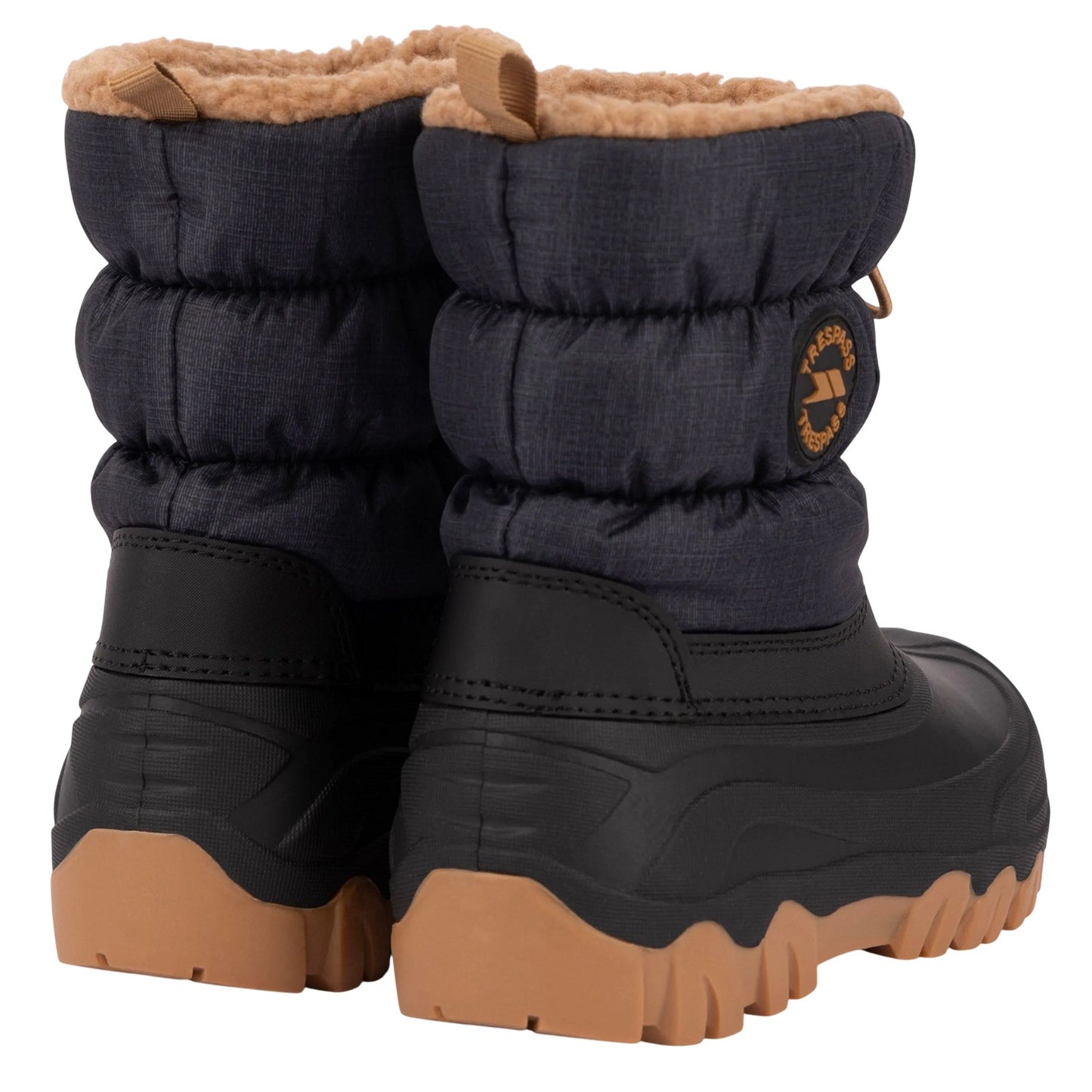 Navy - Back - Trespass Childrens-Kids Luca Snow Boots