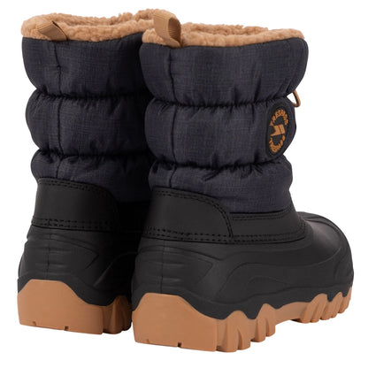 Navy - Back - Trespass Childrens-Kids Luca Snow Boots