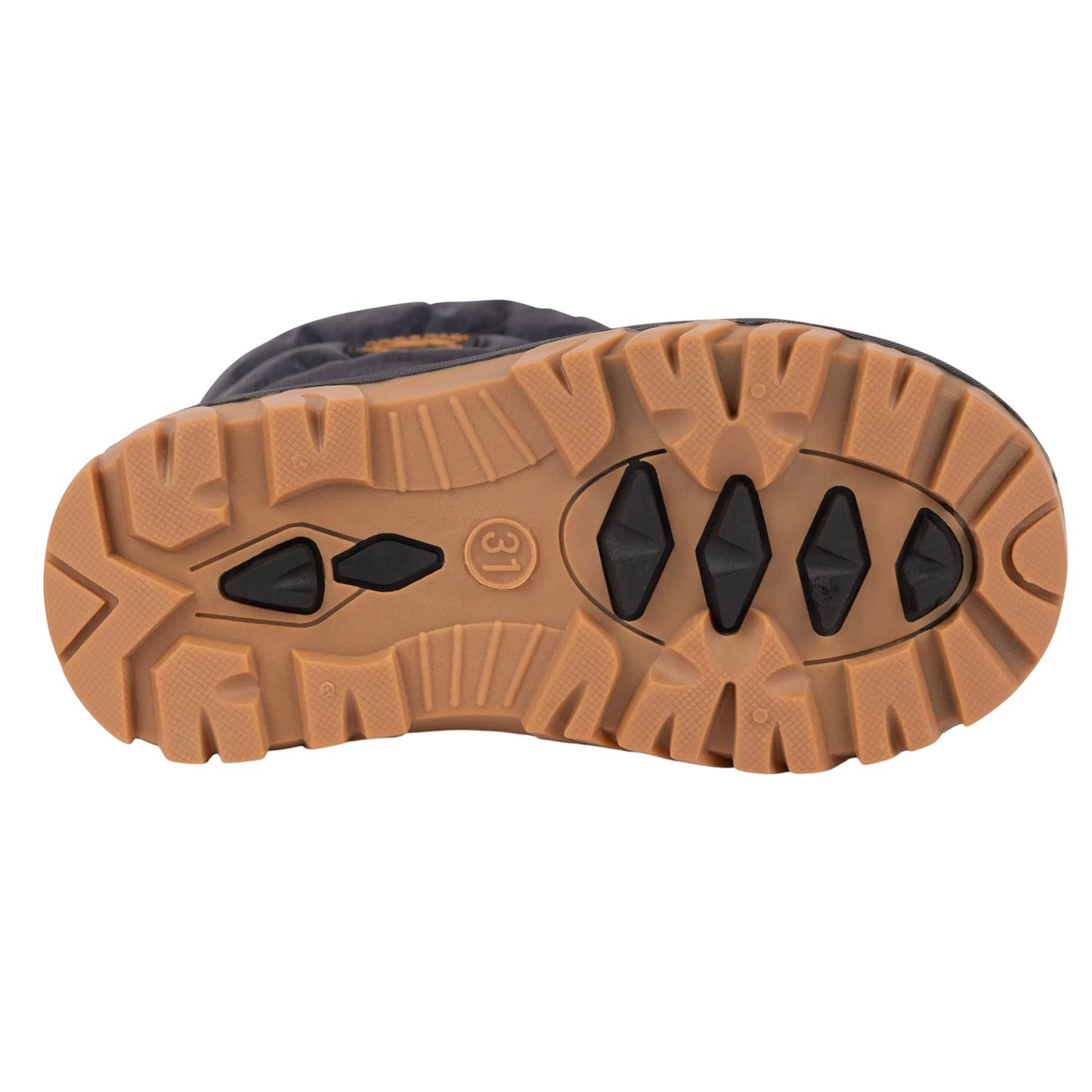 Navy - Side - Trespass Childrens-Kids Luca Snow Boots