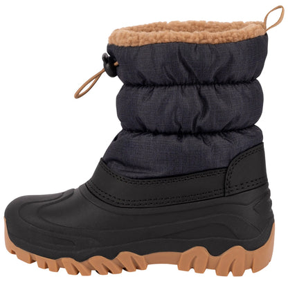 Navy - Pack Shot - Trespass Childrens-Kids Luca Snow Boots