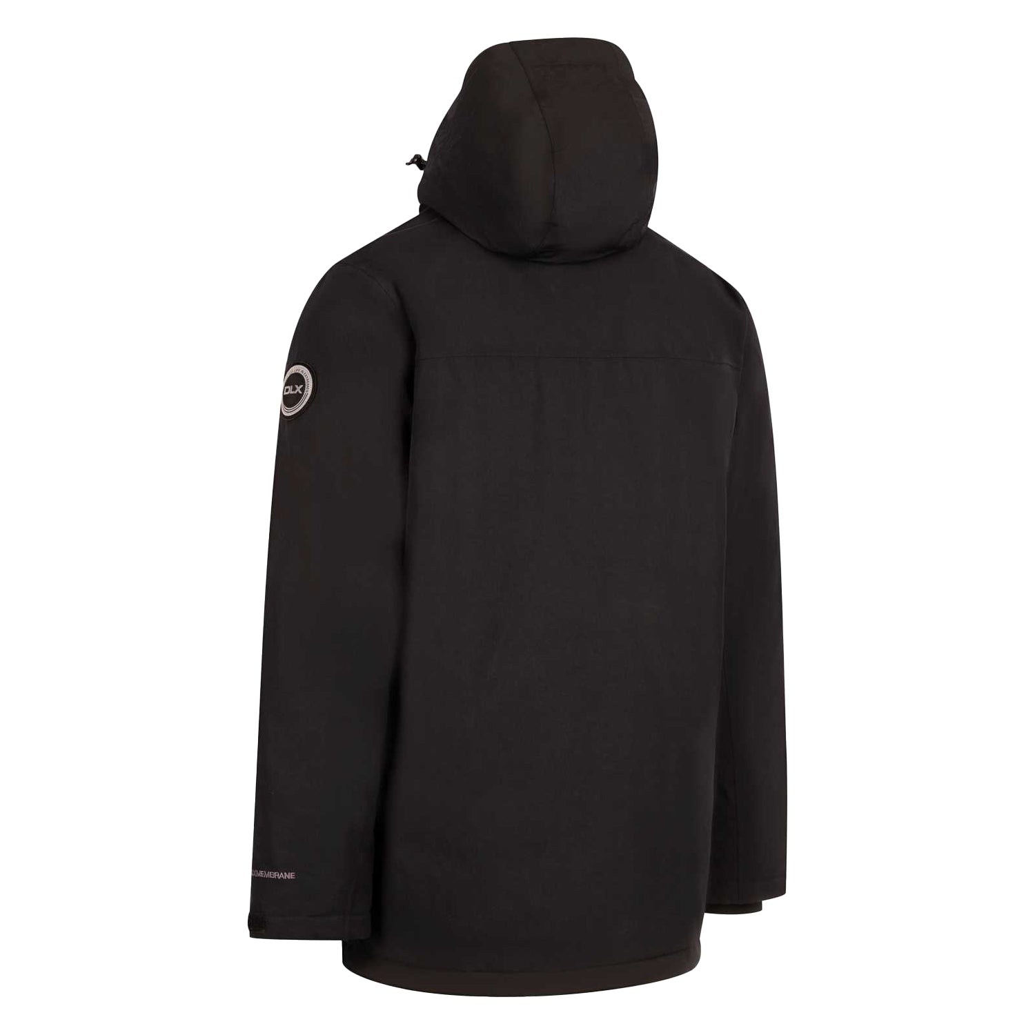 Black - Back - Trespass Mens Mullan II DLX Jacket