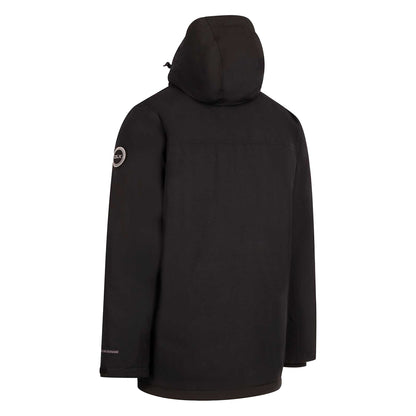 Black - Back - Trespass Mens Mullan II DLX Jacket