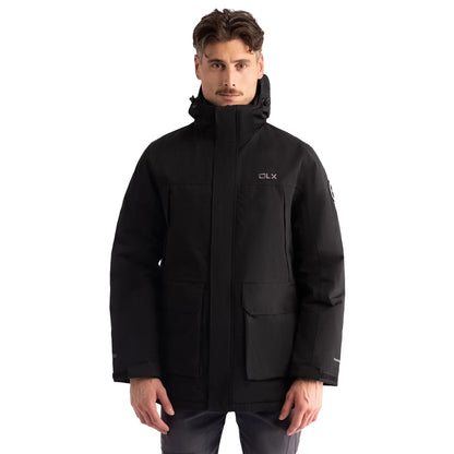 Black - Side - Trespass Mens Mullan II DLX Jacket